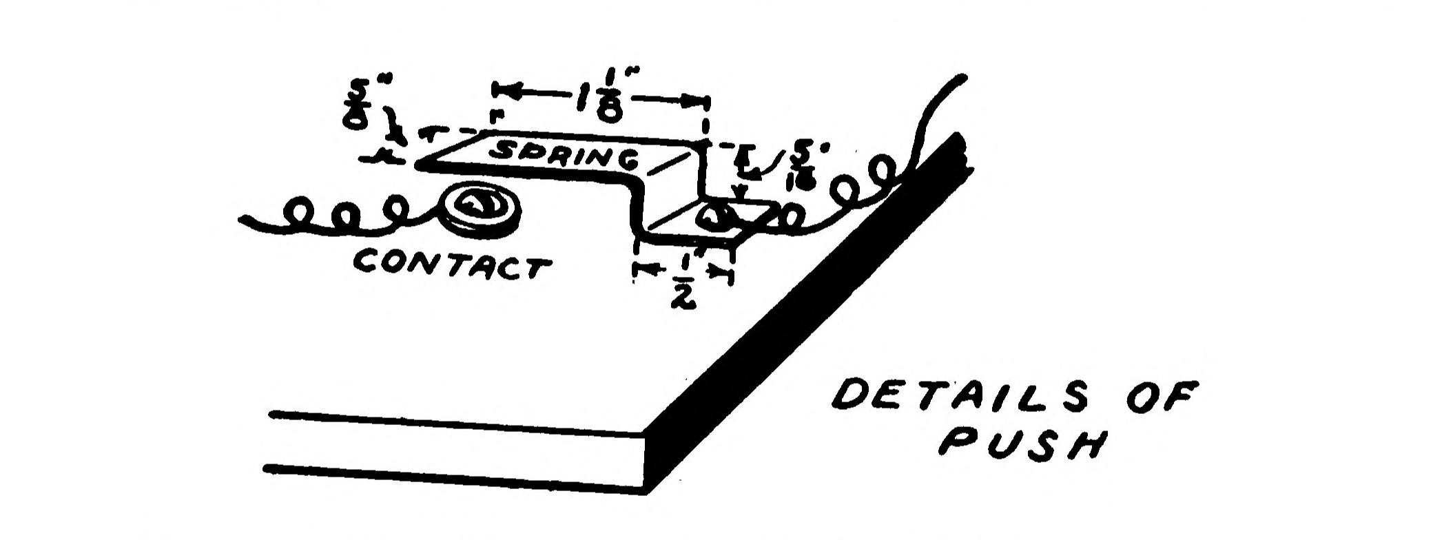FIG. 96.—Showing how the Push Button is arranged.