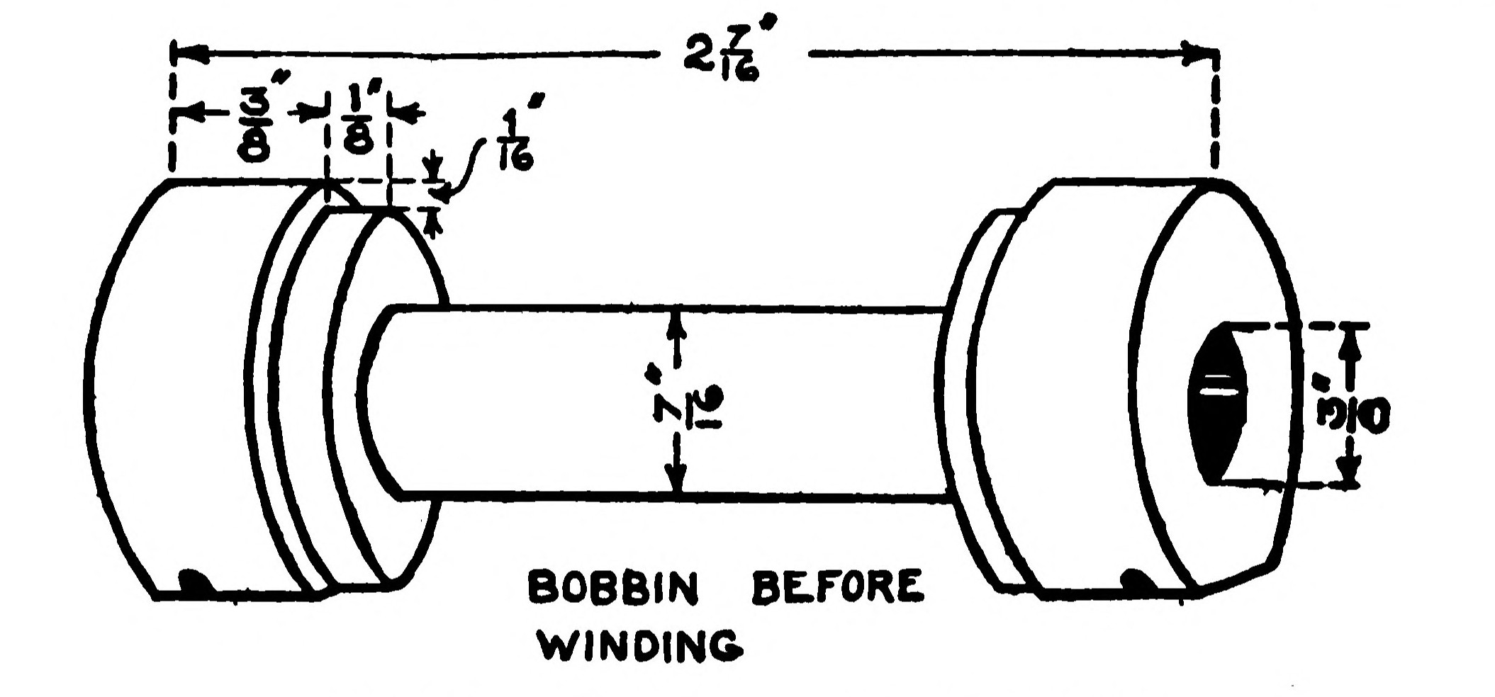 FIG. 98.—Bobbin for Medical Coil.