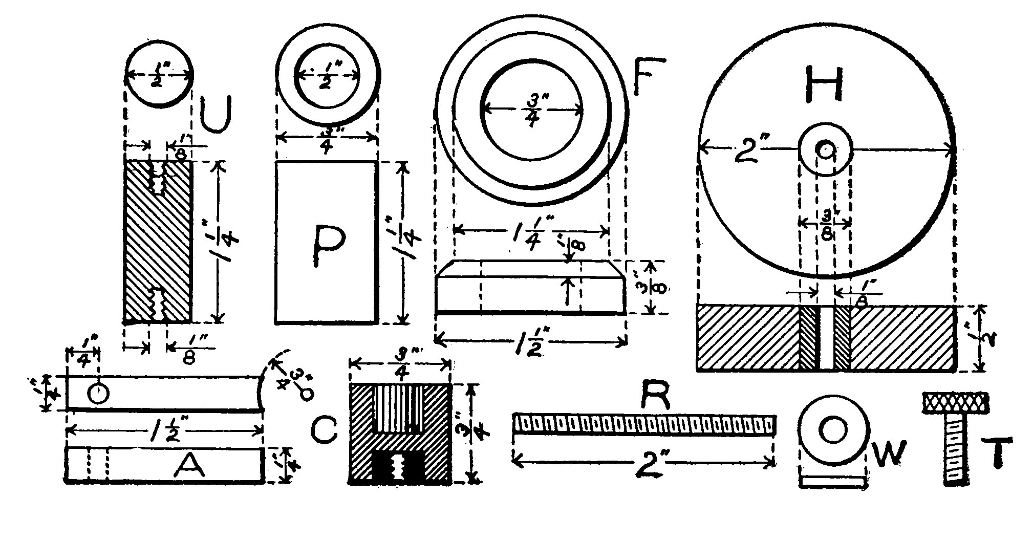 Fig. 101. Details of Electrolytic Detector.