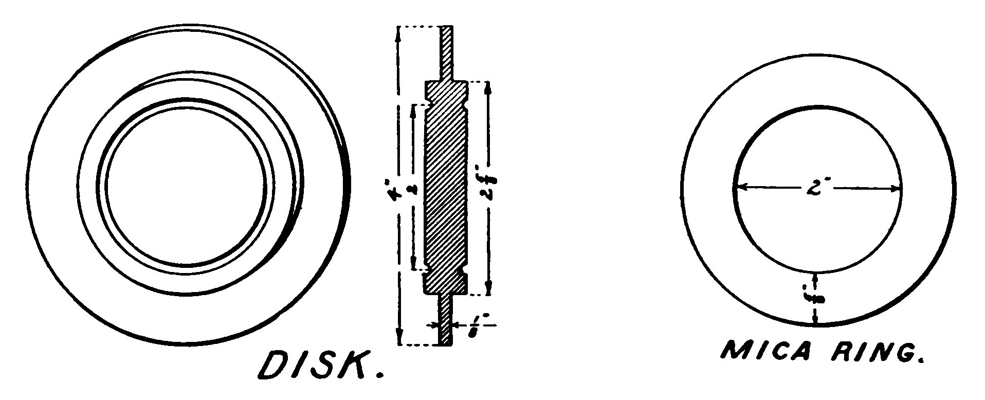 Fig. 155. Details of Disk and Ring.