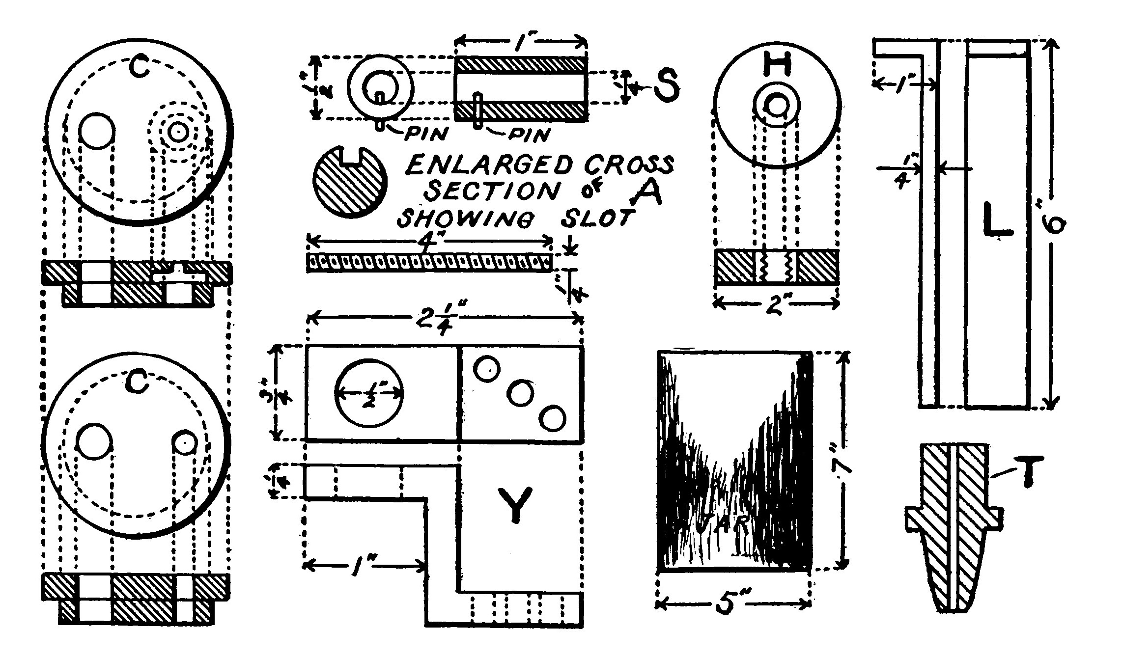 Fig. 42. Details of Electrolytic Interrupters.