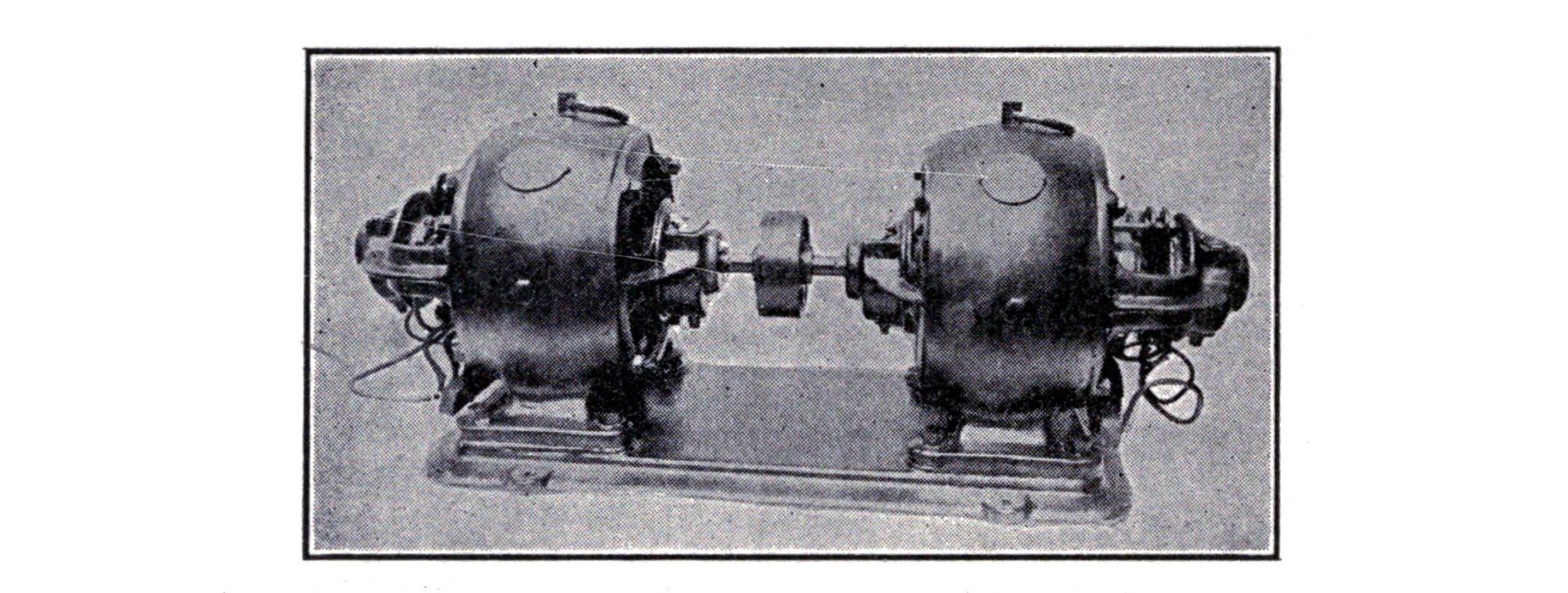 Fig. 52. United Wireless Motor-Generator set for supplying Alternating Current to the Transformer.