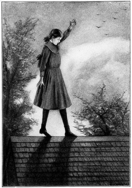 “Balanced herself uprightly on that precarious footing.”