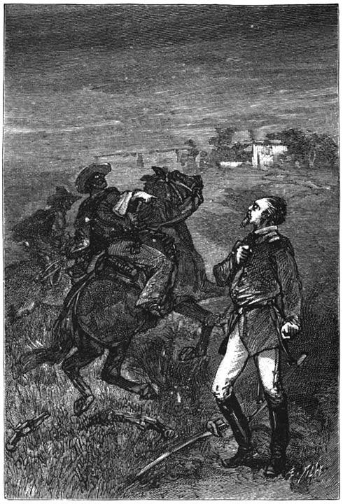 «Graaf de Lhorailles,» zei de eene, «wees op uw hoede.» Bladz. 67.