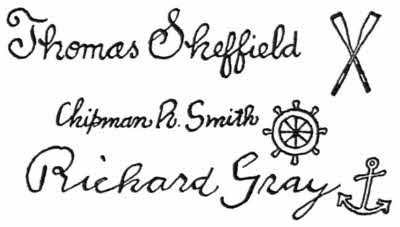 Thomas Sheffield, Chipman R. Smith, Richard Gray