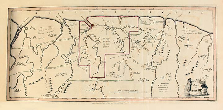 A Map of Surinam