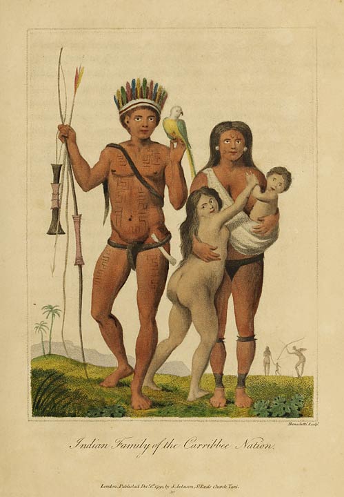 Indian Family of the Carribbee Nation.