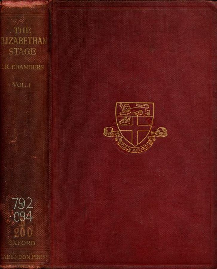 The Project Gutenberg eBook of The Elizabethan Stage, by E. K. Chambers.  Vol. I.