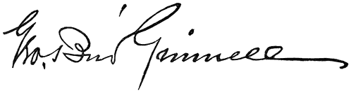 Signature: Geo. Bird Grinnell