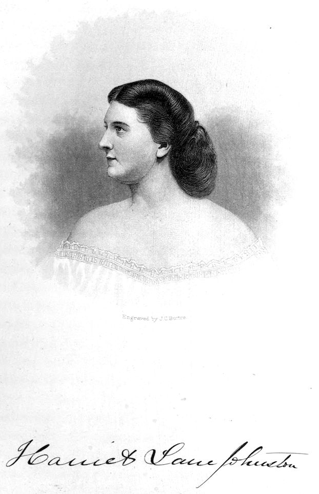 Engraved by J. C. Buttre. Harriet Lane Johnston