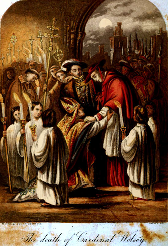 The death of Cardinal Wolsey
