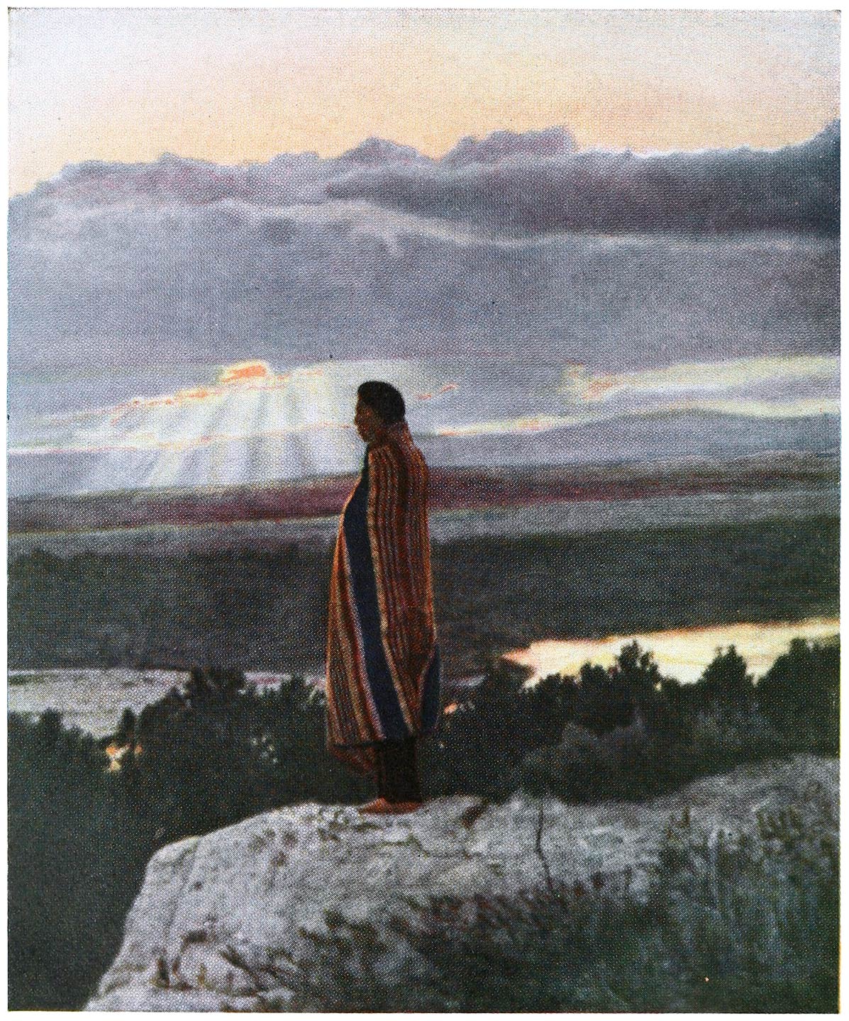 SUNSET FROM LOOKOUT BUTTE (page 197)