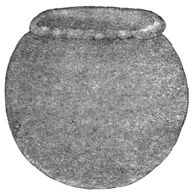 Fig. 6.—The Spanish Copris’s pill dug out cupwise to receive the egg.