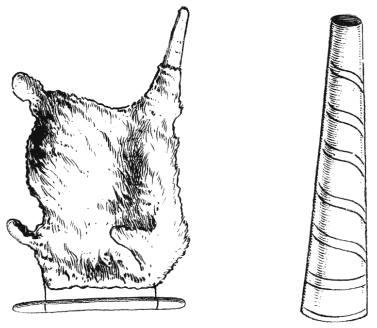 GOATSKIN BELLOWS AND BLOW-PIPE FOR IRON SMELTING