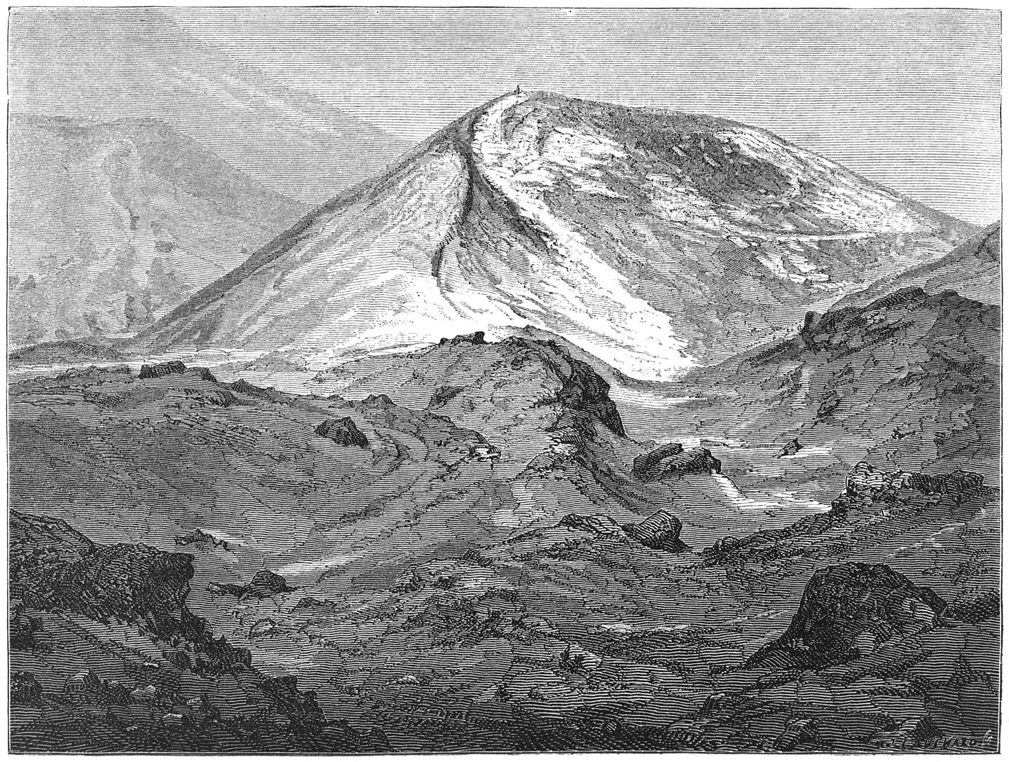 Krater van den Monte-Frumento.