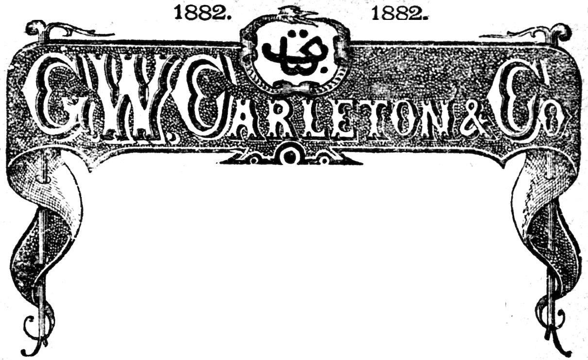 1874.      1874. G. W. CARLETON & CO.