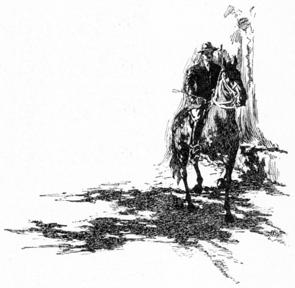 Julian Wayne on horseback