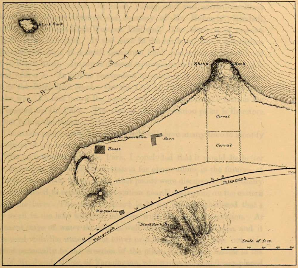 SKETCH OF BLACK ROCK AND VICINITY, UTAH TERRITORY
