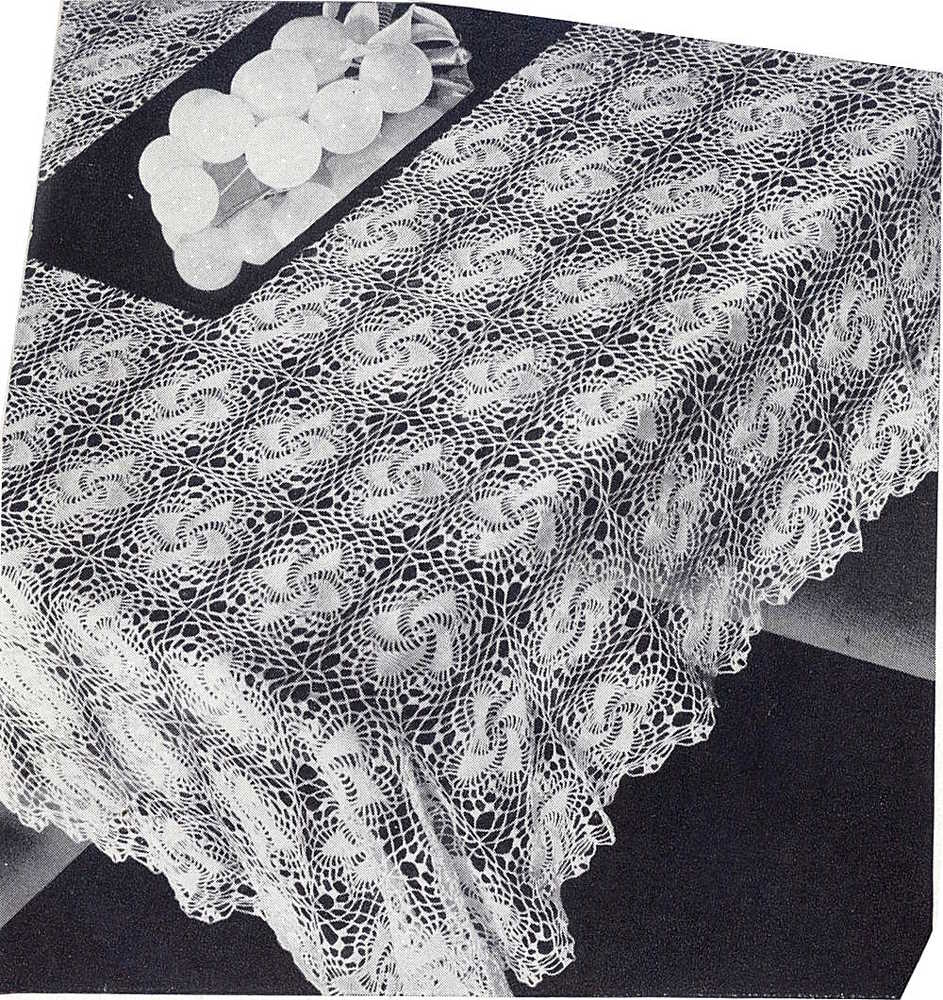 Pinwheel bedspread