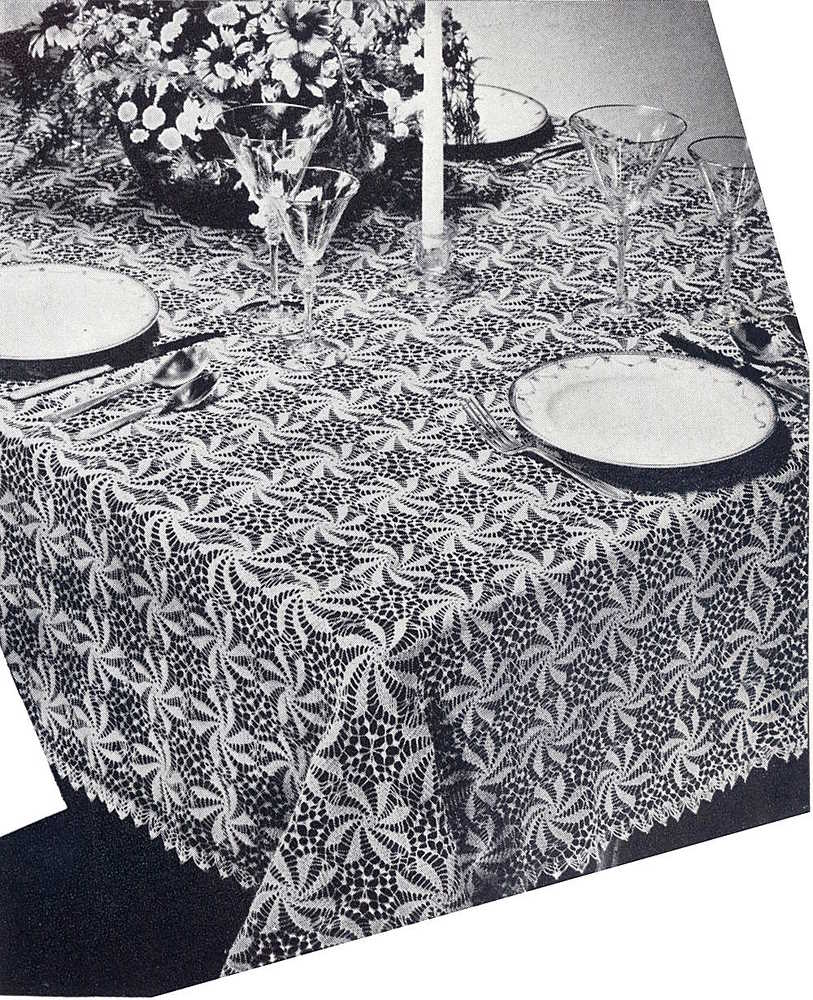 Pinwheel tablecloth