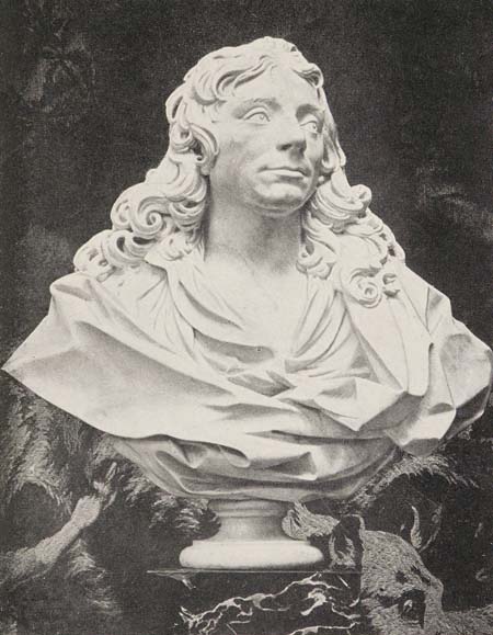 BUST BY EDWARD PEARCE AT THE ASHMOLEAN