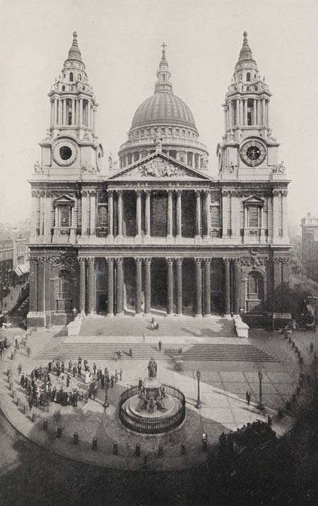 THE WEST FRONT OF ST. PAUL’S