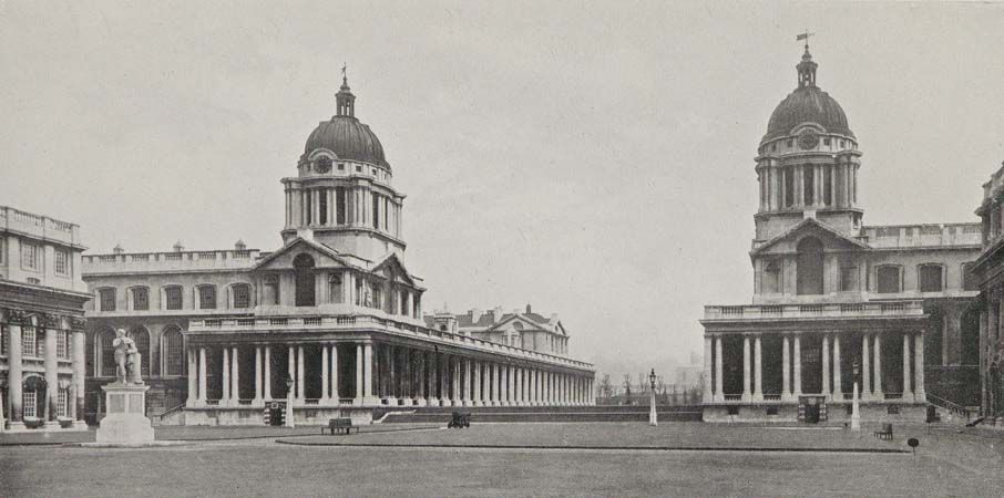 GREENWICH HOSPITAL AND ITS TWO DOMES