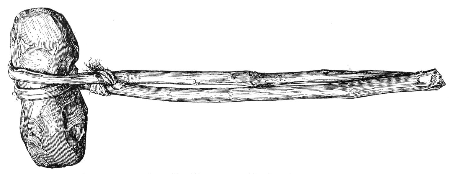 Fig. 12. Stone ax with handle