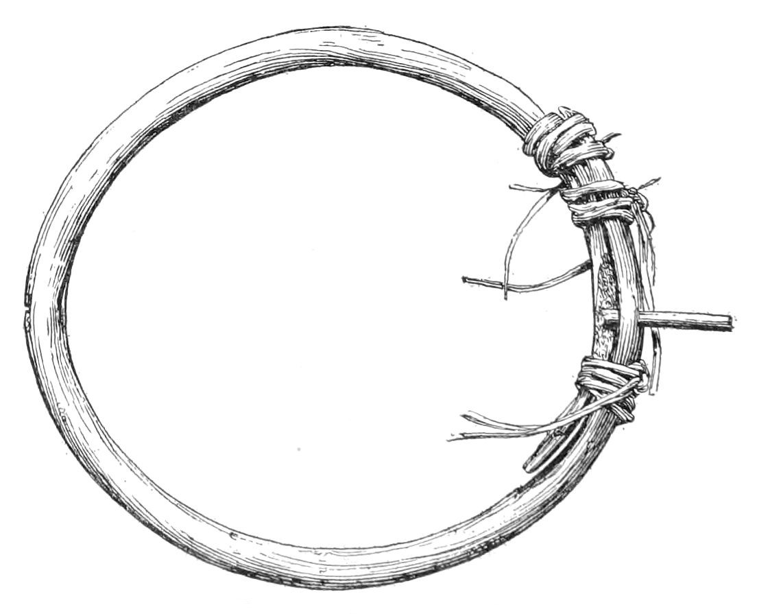 Fig. 36. Hoop used in hoop-and-pole game
