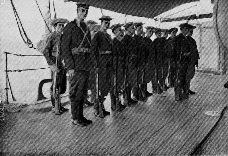 Author and Detachment from H.M.S. “Barfleur”
