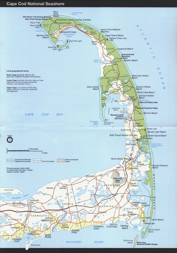 (Map of the National Park.)