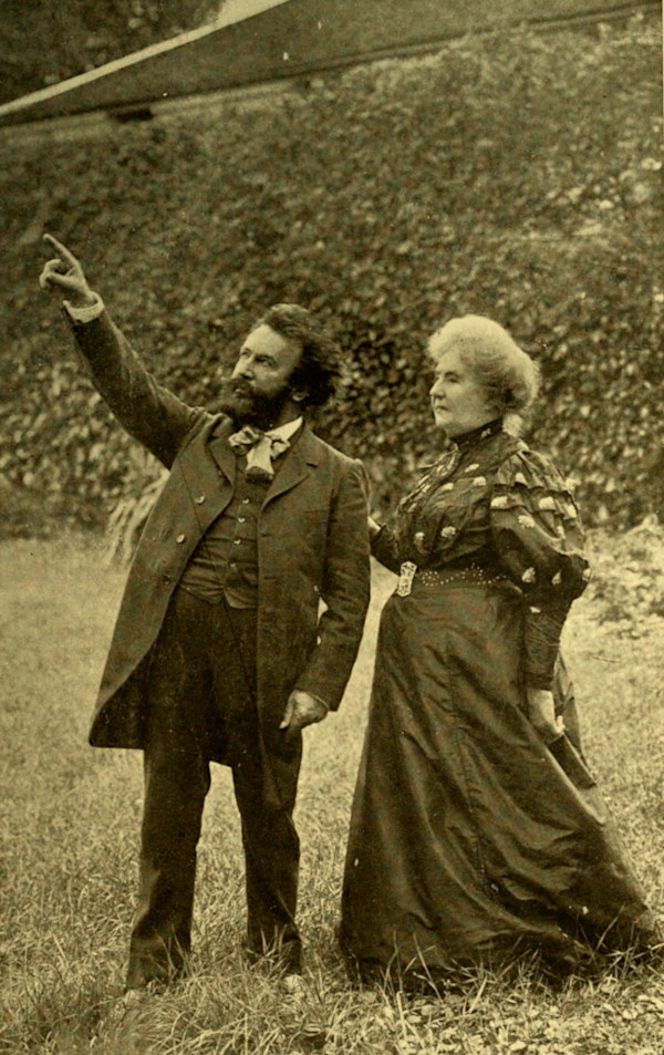 M. AND MME. CAMILLE FLAMMARION, TAKEN AT JUVISY