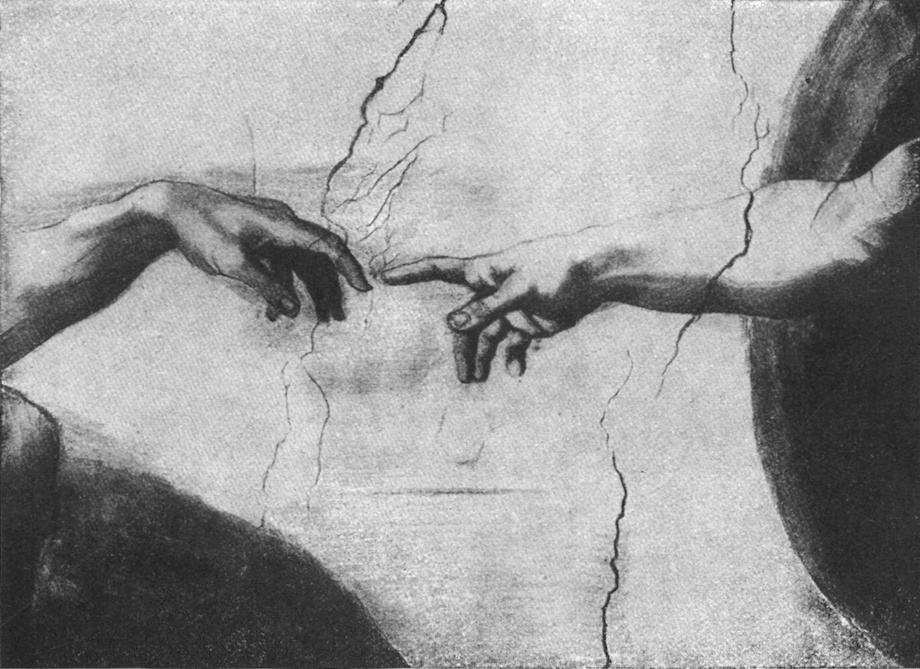 Die Erschaffung Adams von Michelangelo, Teilstück