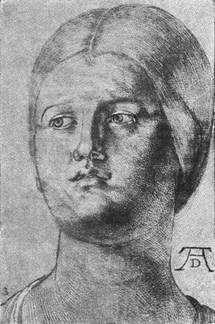 Frauenkopf von Dürer