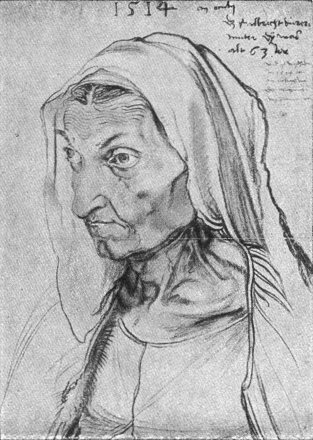 Dürers Zeichnung seiner Mutter