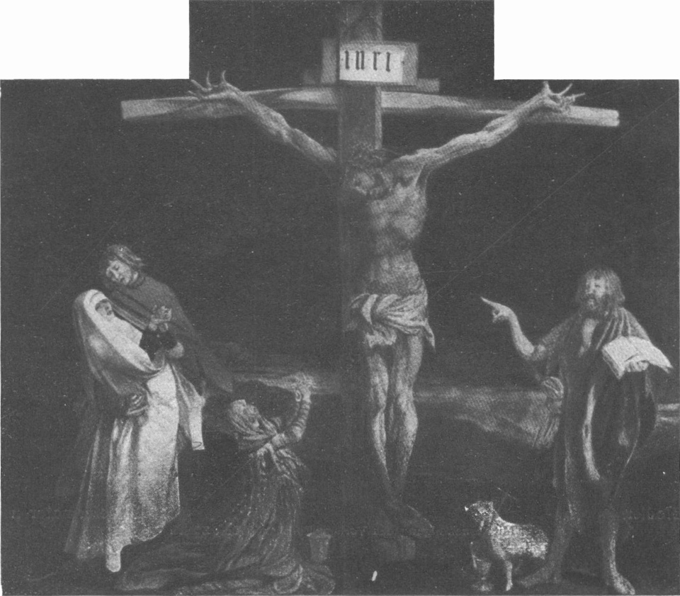 Kreuzigung (Isenheimer Altar)   von Grünewald