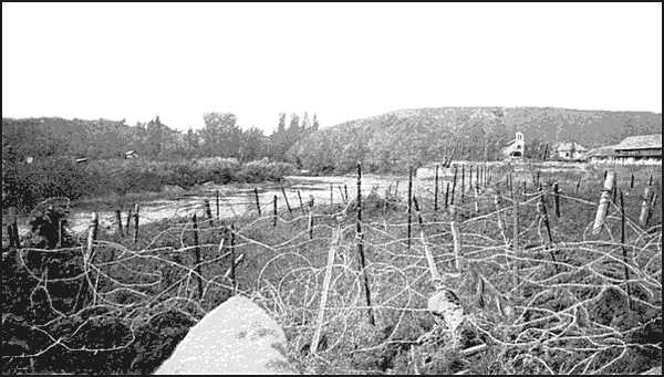 Photograph of the Banks of the Aisne.