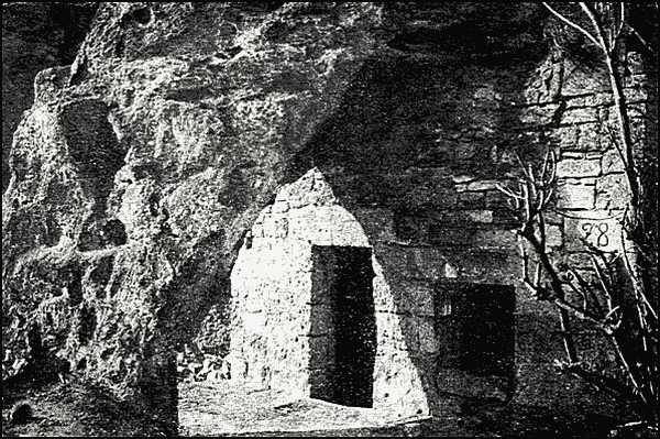Photograph of the Entrance to the cave at Pasly.