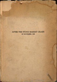After the stock market crash of November, 1929, Henry Howard Harper