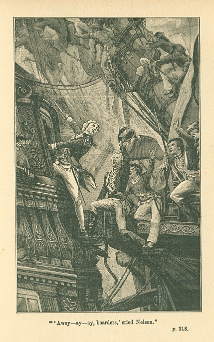 "'Away--ay--ay, boarders,' cried Nelson."