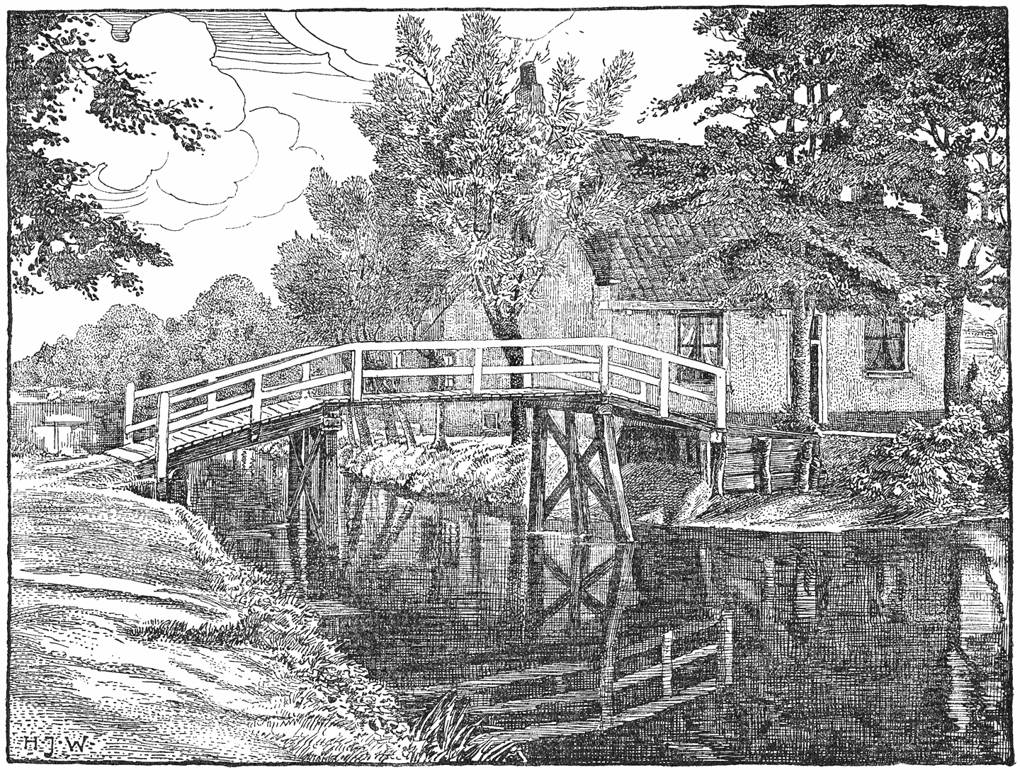 GEZICHT OP DE BENNEBROEKERLAAN.