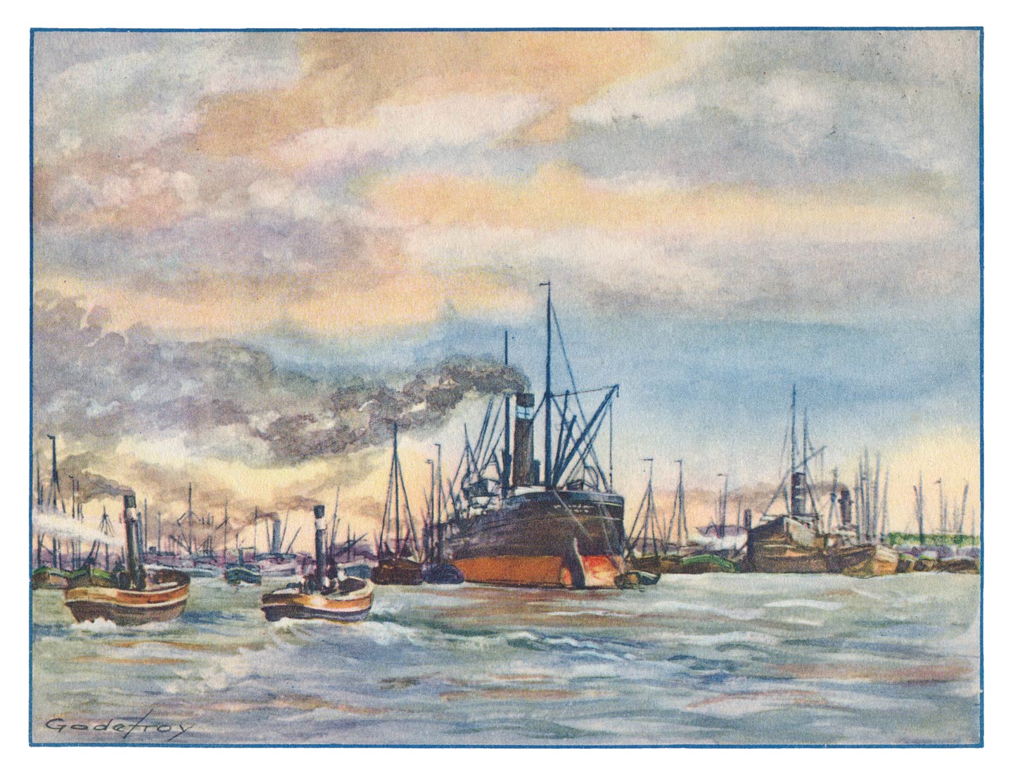 Plaat D, MAASGEZICHT, ROTTERDAM