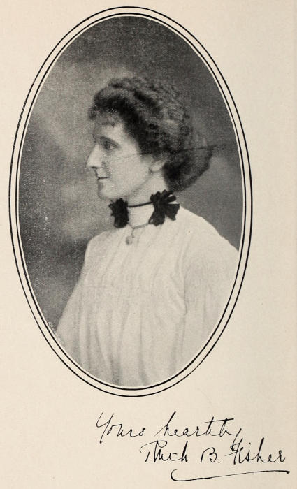 Yours heartily Ruth B. Fisher