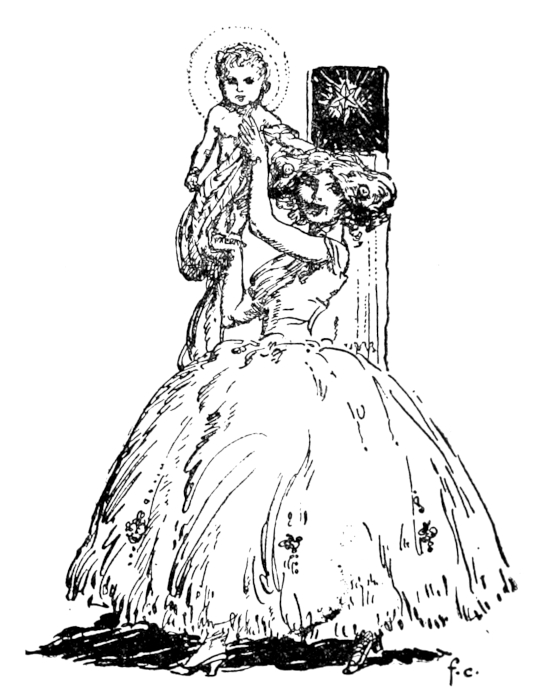 Colombine with Christ