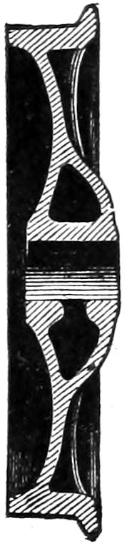 Section of truck wheel