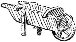 A country wheelbarrow