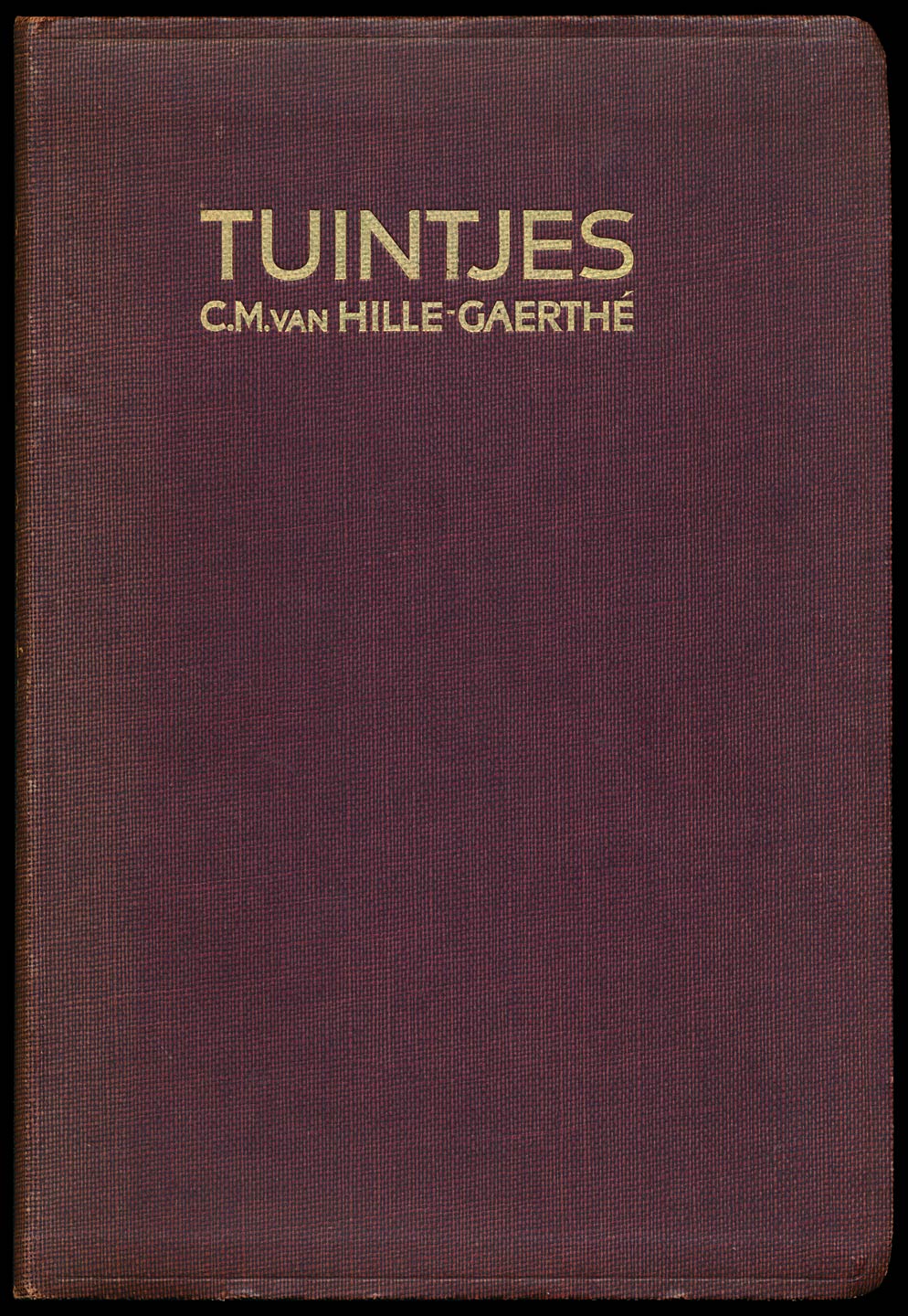 Oorspronkelijke voorkant.