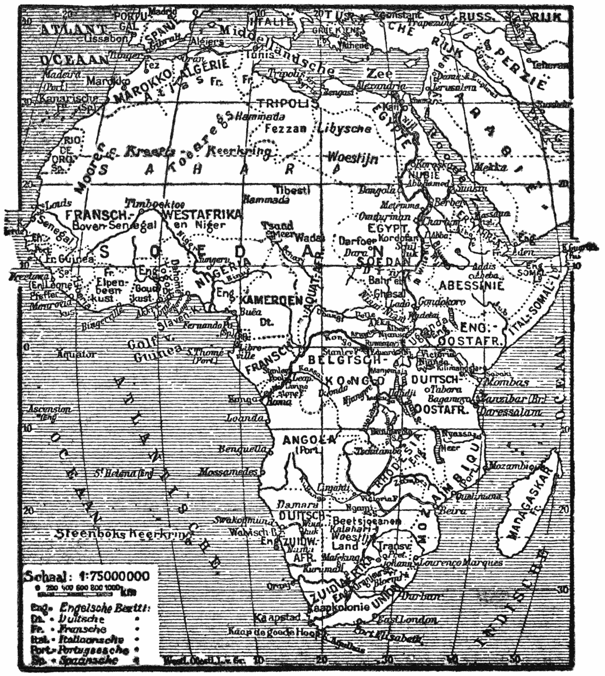 OVERZICHT VAN AFRIKA.