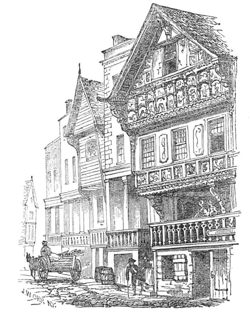 Old English Domestic Architecture (Chester, 16th century)