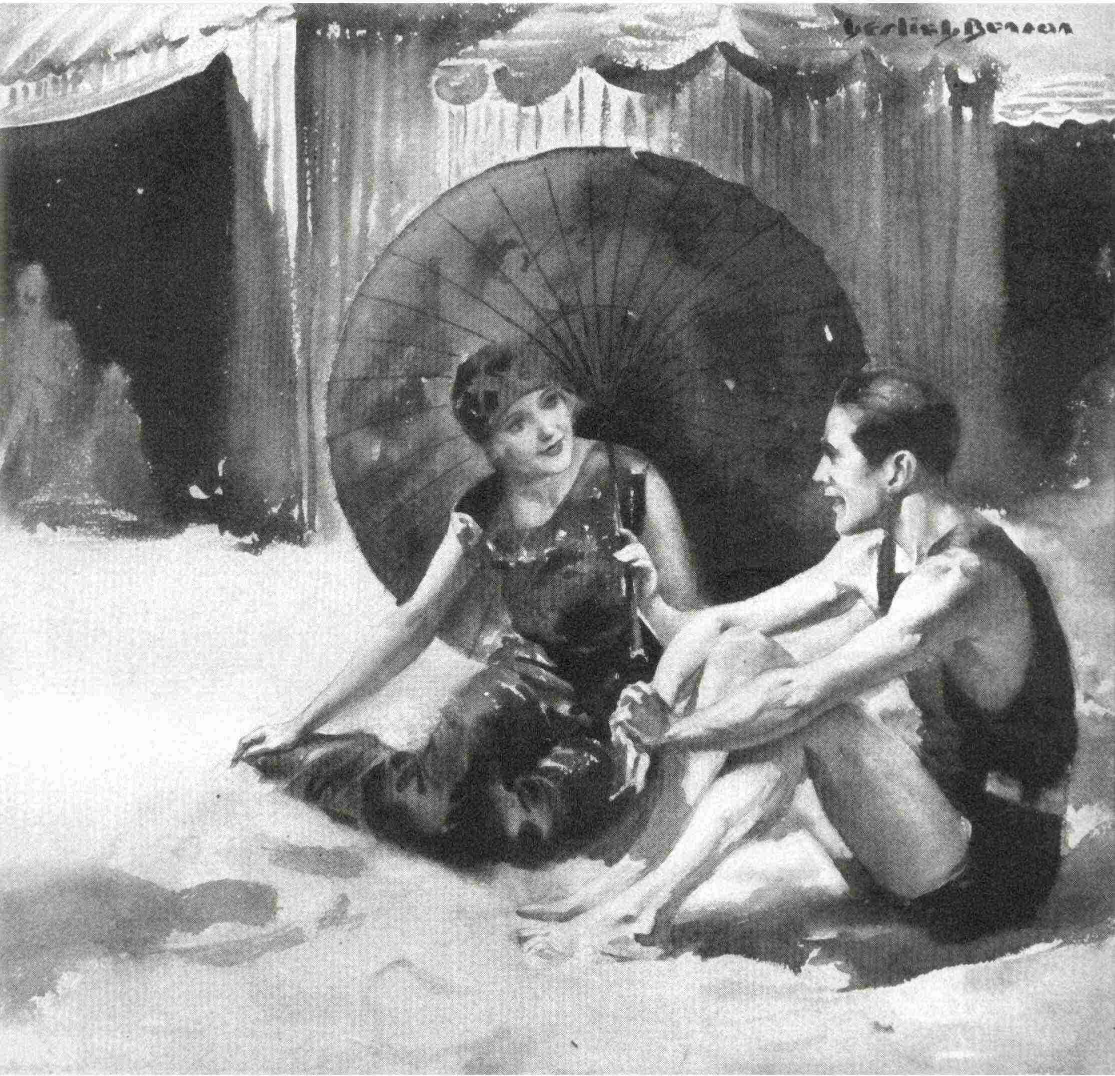 a meeting on the beach